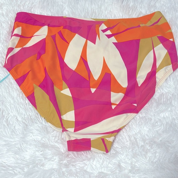 🆕 🩱 Kona Sol Multi Geometric Pattern Swim Bottom - NWT - 14/16 full coverage - Picture 6 of 6